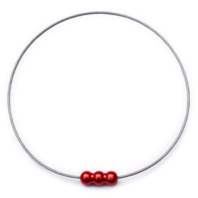 Synapse Necklace SPACY Sports Necklace X Flare (Silver Red) (49)