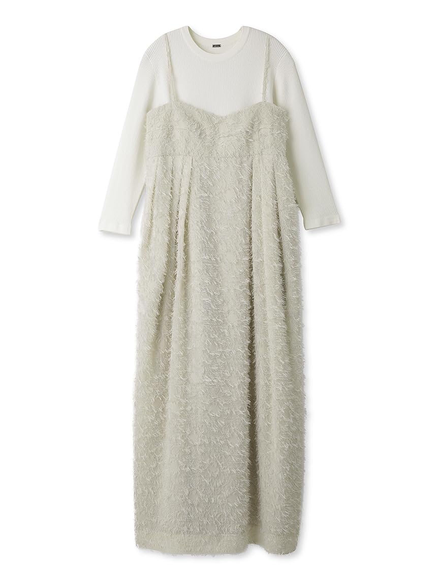 

Mila Owen Cami Pilib Knit IVR Back-Open Dress, Set, 09WFO241141, Women s,