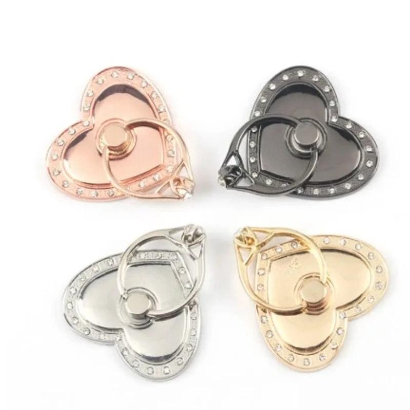 2pcs Mobile phone stand back stand device supports smartphone stand 360 ° rotation stand ring suitable for multi scene desktop
