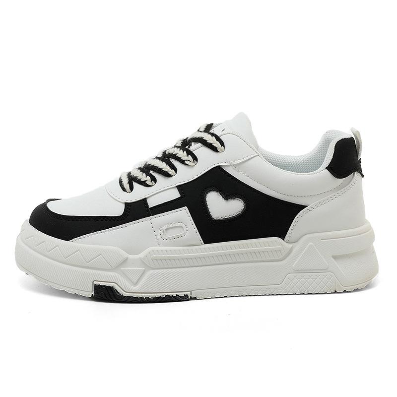 2 Little White Shoes Autumn New Sports Student Board Shoes Trend Platform Casual Shoes Women's Shoes