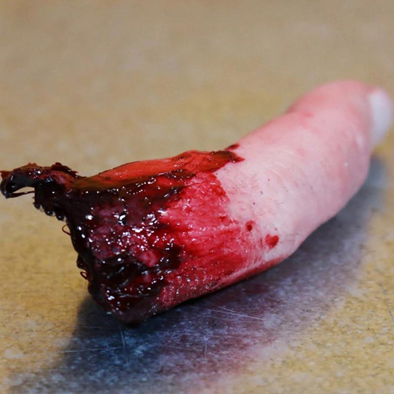 Fake Severed Finger Halloween Horror Prop Severed Finger Pillar Horror Decoration Festival party supplies
