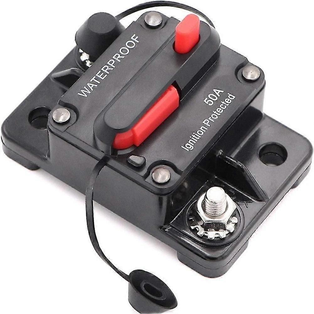 Waterproof Auto Reset Fuse 30A 300A DC Circuit Breaker Car Boat