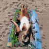 Usagi Yojimbo Microfiber Printed Beach Towel Mountain Climbing Yoga Beach Swimming Running Absorbent Soft Towel