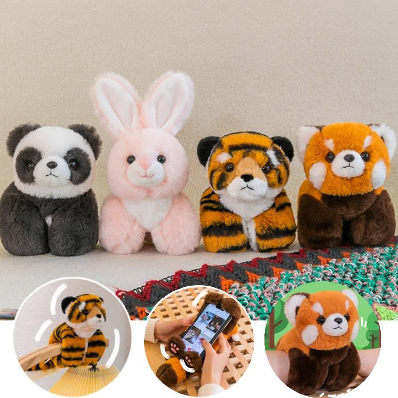 Adorable Plush Panda Hand Ring Toy For Children Soft And Cuddly Perfect Gift