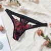 Transparent Mesh Sheer Panties Low Waist T-back Briefs Men Thin Men's Lace Thong  Role Play