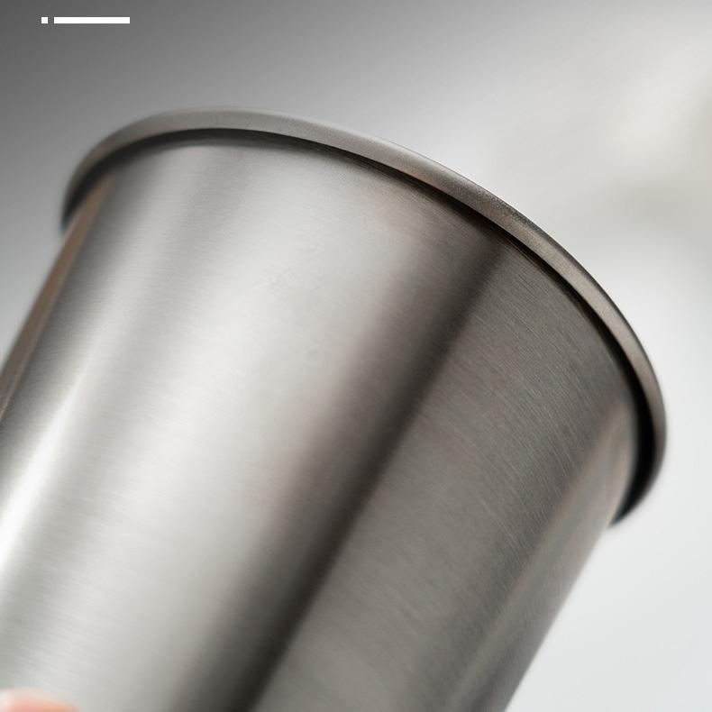 304 Stainless Steel Camping Cup – Heat-Resistant, Anti-Scalding with Sleeve, Perfect for Outdoor Beer, Coffee, and Water