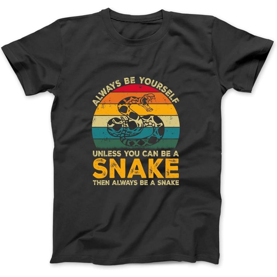 

Always Be Yourself Unless You Can Be A Snake, Funny Snake Long Sleeve, T-Shirt, Sweatshirt, Hoodie for Men Women Kids Made in Canada Black XXXXXL різнокольоровий