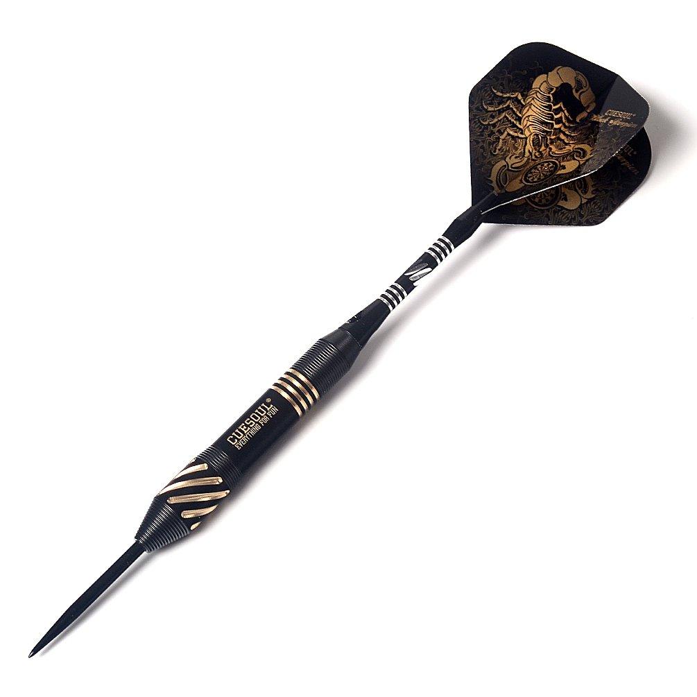 BLACK SCORPION CUESOUL 22g Steel Tip Dart Set with Dart Case (HX-SL-F3104)