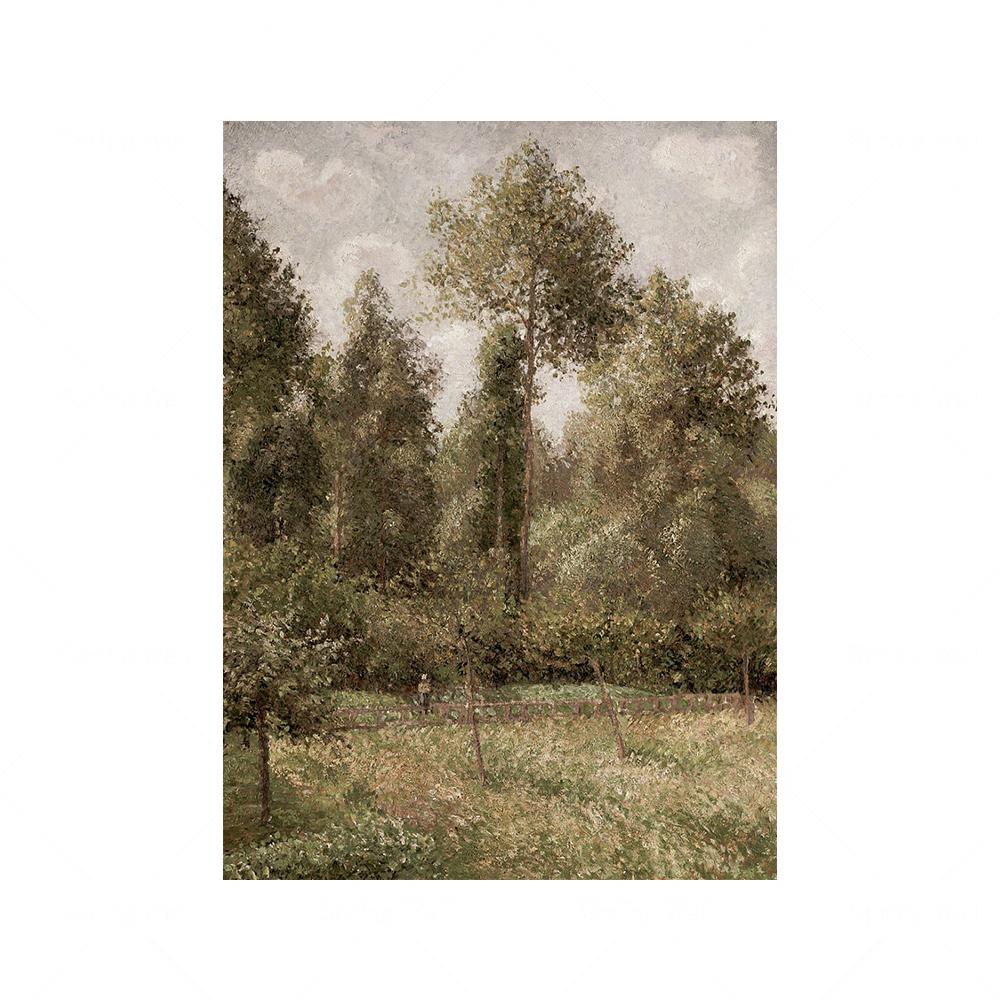 

Винтажная французская деревенская картина маслом на холсте, постер, цветочные европейские художественные принты, ретро-ботаническая галерея, настенные картины, декор 40x50cm No Framed