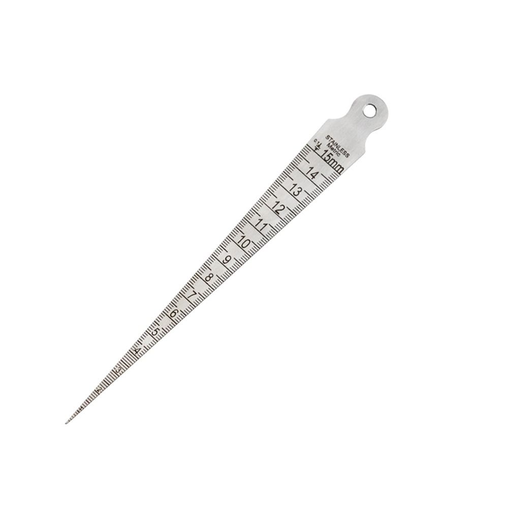 Stainless Steel Welding Gauge Gap Hole Taper Ruler Welding Inspection Taper Gauge  Aperture