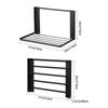 Magnetic Fridge Shelf Universal Drill Free Folding Shelf Washing Machine Refrigerator Side Hanger Shelf Kitchen Storage Shelf