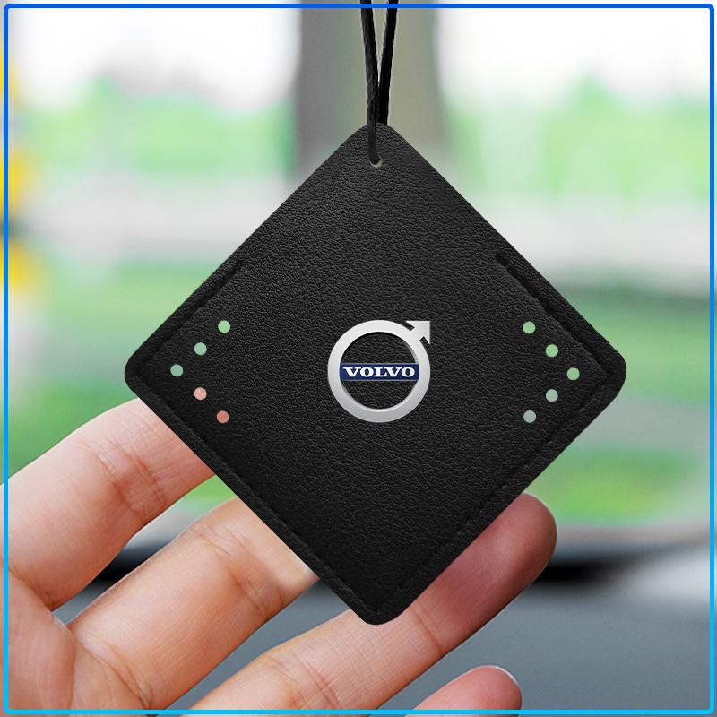 Car Aromatherapy Diffuser Necklace Fresh Air Suede Pendant 6 Scents For Volvo XC90 XC60 XC70 XC40 V90 V60 V40 C70 C30 S80
