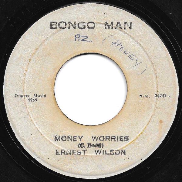 

7-дюймовая пластинка ERNEST WILSON ERNEST WILSON THE Money Worries Money Version BM00043 Bongo Man Ямайка Регги Ска Даб Б/у