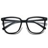 4pcs Anti Blue Light Glasses Men Women Large Square Frame Computer Gaming Eye Protection Classic Plain Glass Spectacles