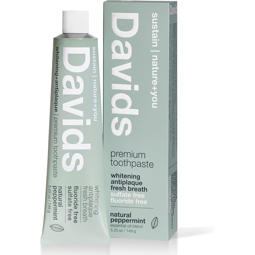 

Davids Whitening Toothpaste Peppermint 149g Oral Care