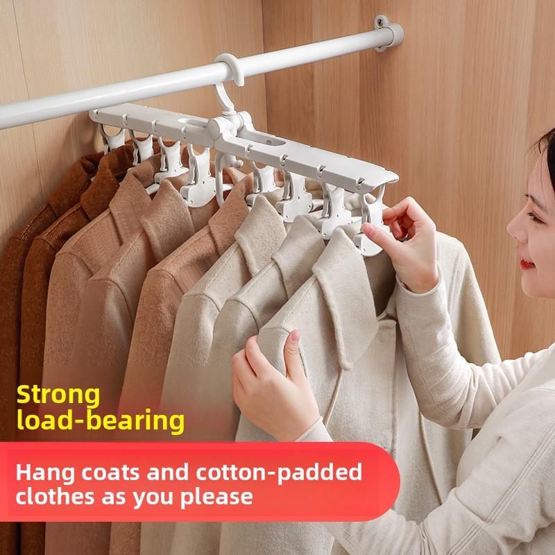 Multi-Functional Clothes Hanger Magic Multi-Layer Storage Organizer for Home Use Plastic Material Suitable for Adults