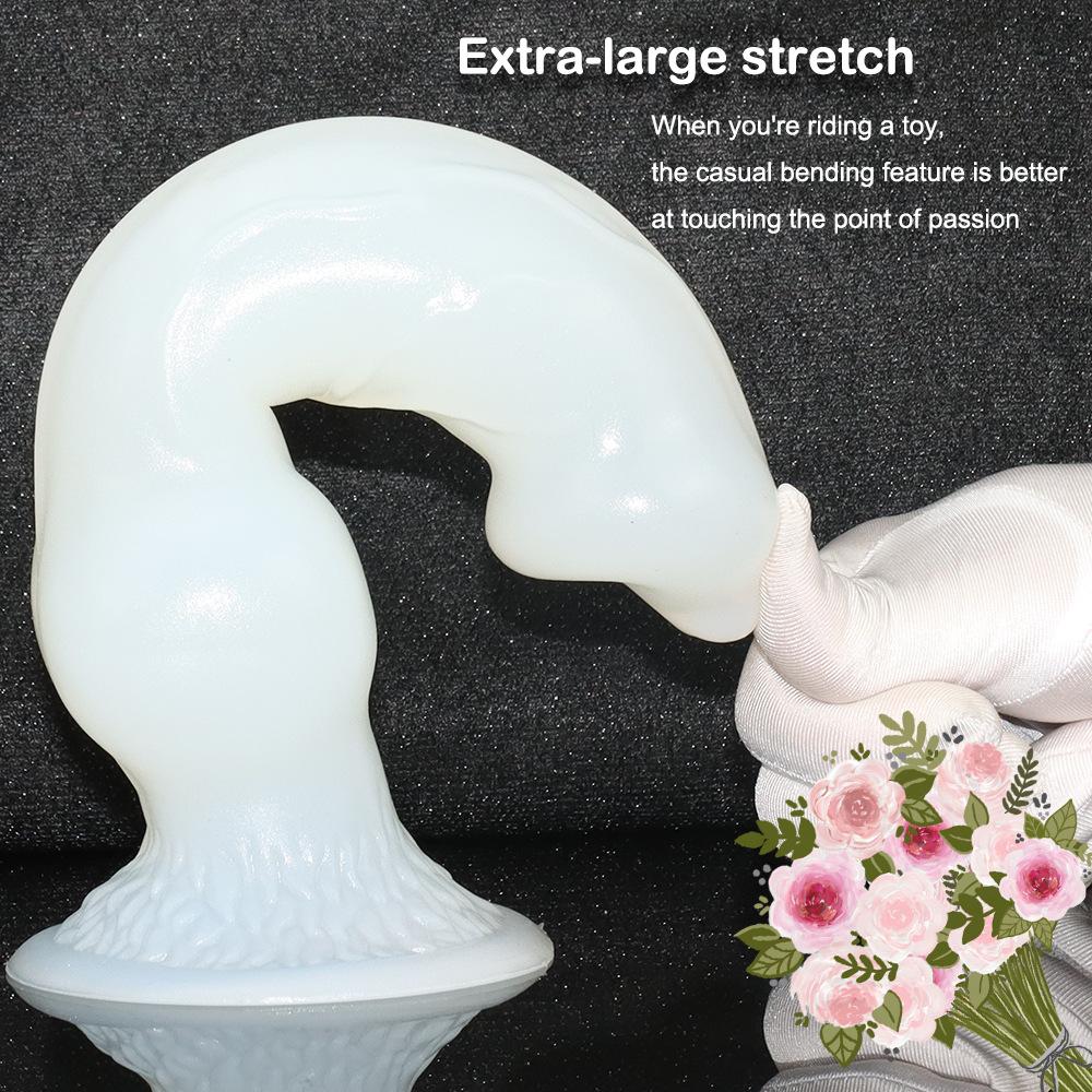 Liquid Silicone Super Thick Dildo for Male and Female Fist Sex  Anal Plug In The Back of The Anus  SM Dildo for Sexual Intercourse