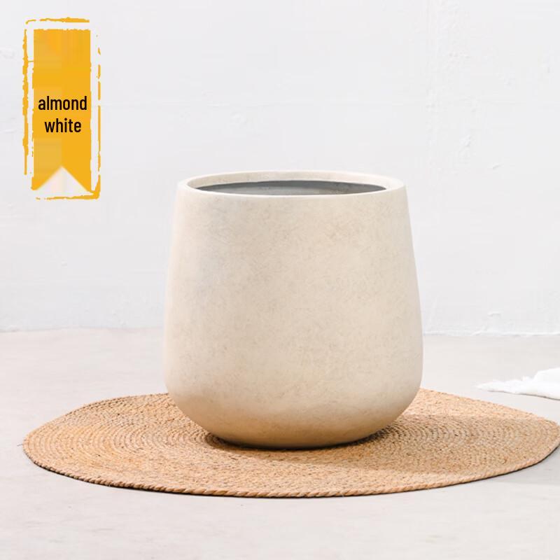 MOJY Large U-shaped Cement Planter