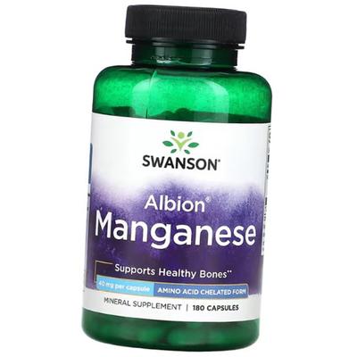 Manganese Bisglycinate Chelate, Albion Manganese 40, 180caps (36280159)