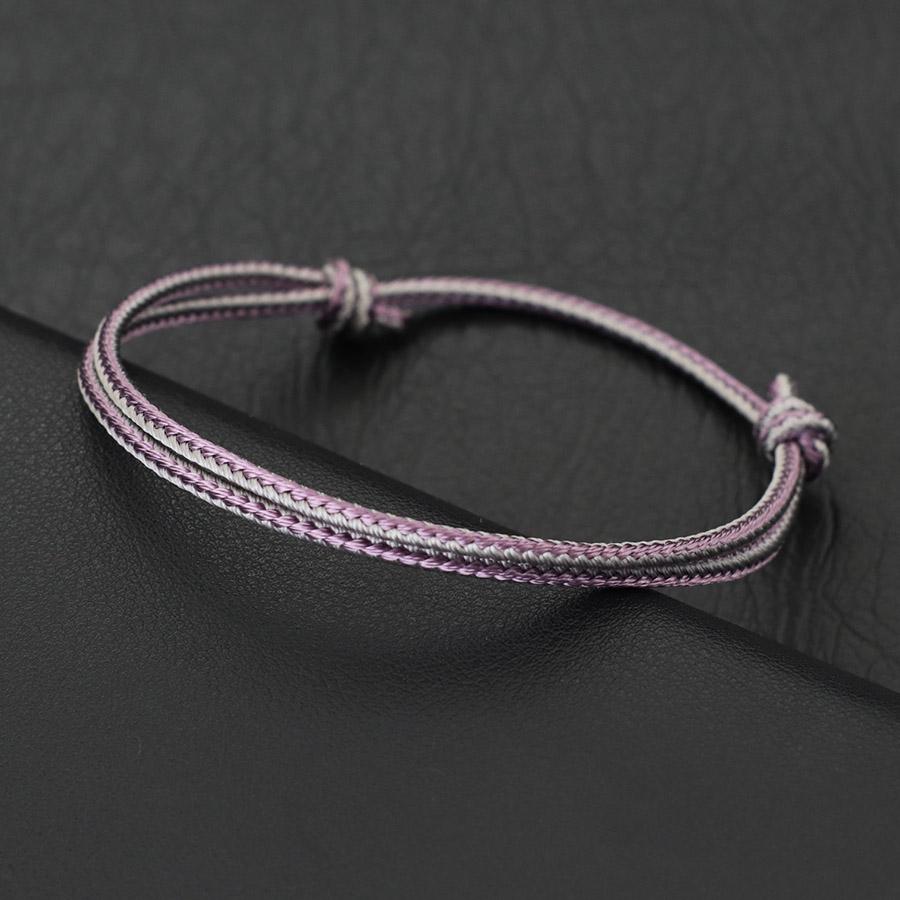 Ethnic 2mm Thin String Bracelet For Men High Quality Adjustable Bohemia Lucky Amulet Braclet Gifts For Him Pulseria Hombre Joias
