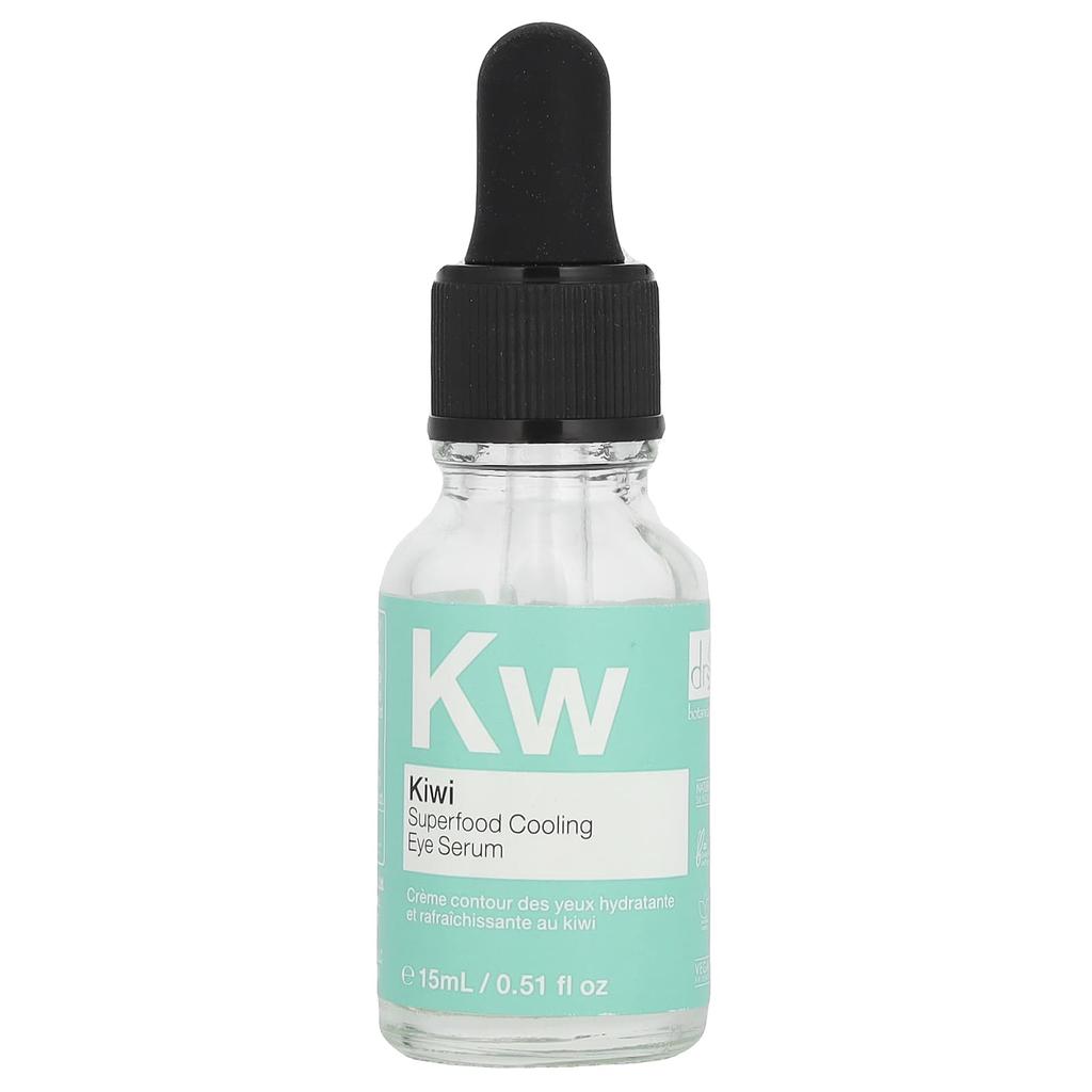 DR. BOTANICALS Kiwi Superfood Cooling Eye Serum, 15 Ml (0.51 Fl Oz)