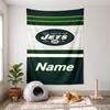 New York Jets (1) Tilpasbart navn dekorativt vægtæppe ideelt valg til vægdekoration i soveværelser stuer kollegier og hjem
