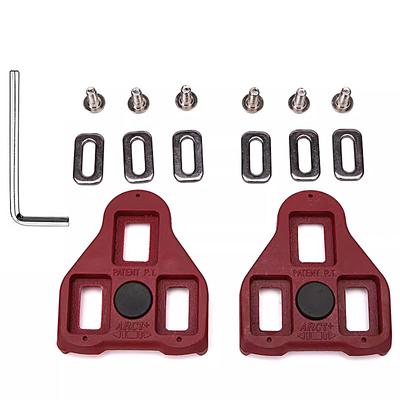 Tacos de bicicleta para LOOK DELTA, juego de tacos para Pedal de bicicleta de carretera, pedales de cala flotante de 9 °, aptos para zapatos de ciclismo Peloton, equipo de equitación