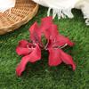 AWAYTR Beauty Rose Duckbill Hairpin Artificial Floral Hair Clips Valentine Headwear Girl Hair Accessories Festival Gift