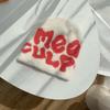 Wool Acrylic Beanie Bonnet Letter Printing Cold Cap Gothic Casual Skullies  Men Women