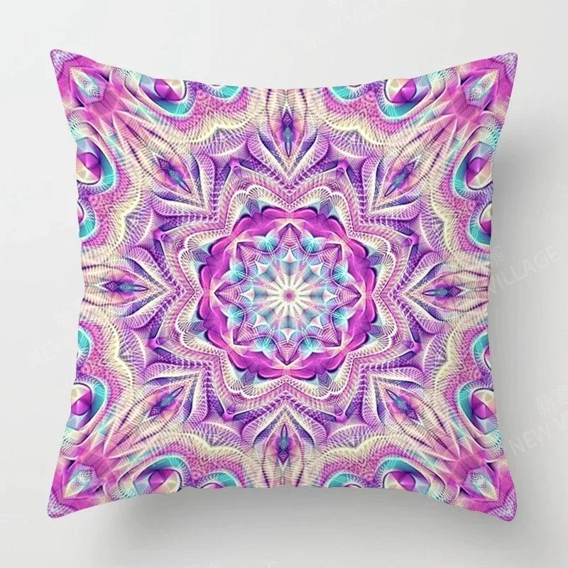 

Осенний домашний декоративный диван Мандала Чехол для подушки в стиле бохо Осенний чехол для подушки в гостиную 45x45cm