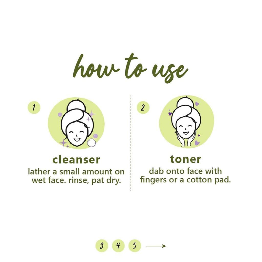Vzrušující nabídky!! Plná sada péče o obličej Plum Green Tea se sadou Kit Bag