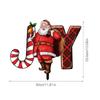 Christmas Santa Claus Stakes Xmas Garden Yard Signs Santa Claus Yard Art Outdoor Christmas Decorations for Lawn Door