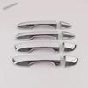 Car Door Handle Decoration Protection Cover Trim For Volkswagen Jetta Mk7  -  ABS Chrome / Black Accessories Exterior