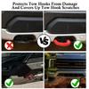 Silicone Tow Hook Covers Car Tow Hook Silicone Sleeves Protect  Your Vehicle From rusts & Scratches for Daily Driving