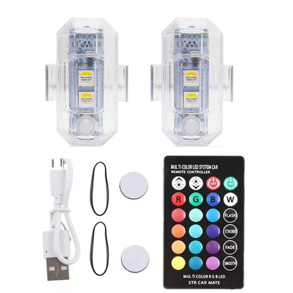 

Светодиодный предупреждающий мини-сигнал для мотоцикла, беспроводной указатель поворота, вспышка для скутера, автомобиля, DJI Avata/Mavic 3 Pro, стробоскопический свет для дрона 2Set