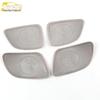4-Door C-Class Stainless Steel Speaker Cover Stickers - Car Accessories