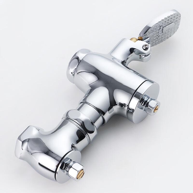 Miling Retractable Copper Foot Pedal Flush Valve