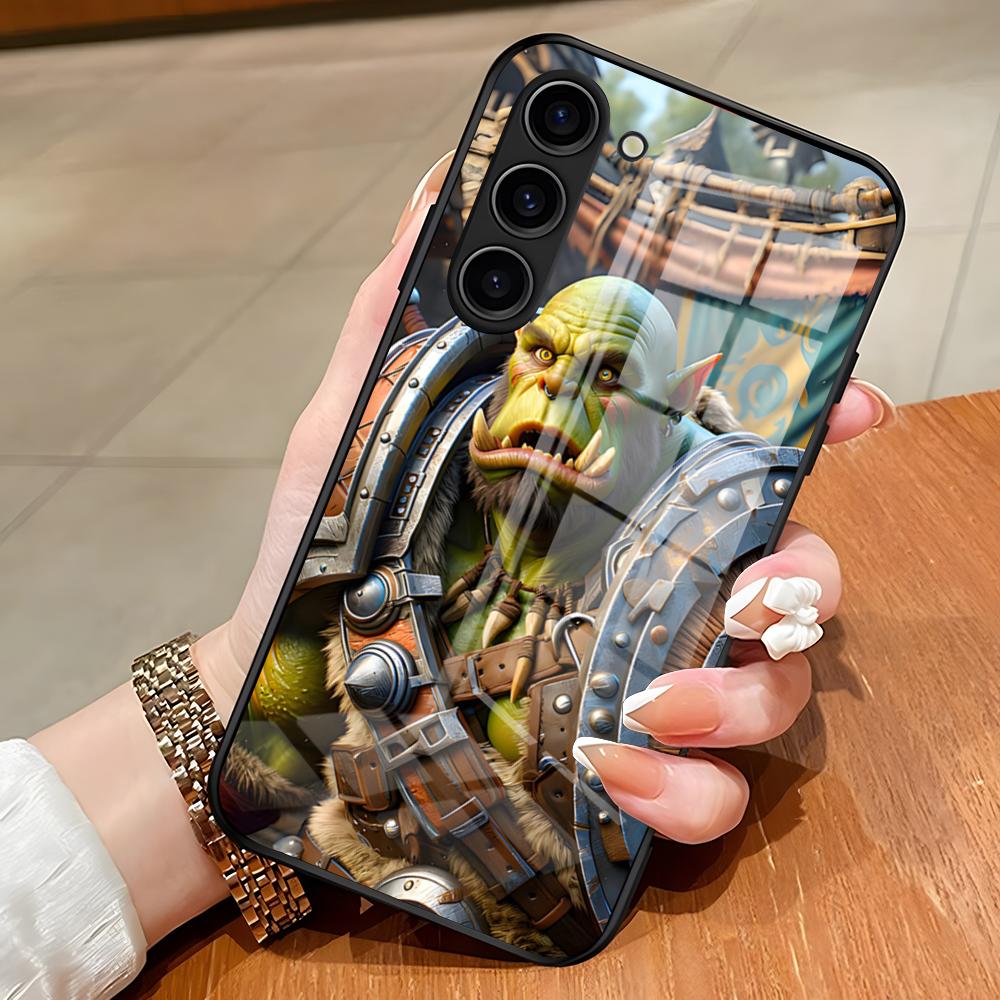World Of W-Warcraft Phone Case For Samsung S26 S25 Edge Ultra S23 S22 S21 S20 Ultra Plus S24 Fe A54 A53 A25 Glass Cover