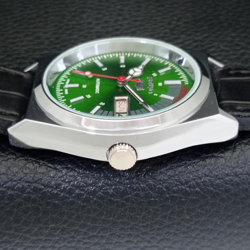 AUTOMATIC VINTAGE REFURBISHED SEIKO 5 6309A JAPAN MENS GREEN WATCH a440768-4 Sk-a440768