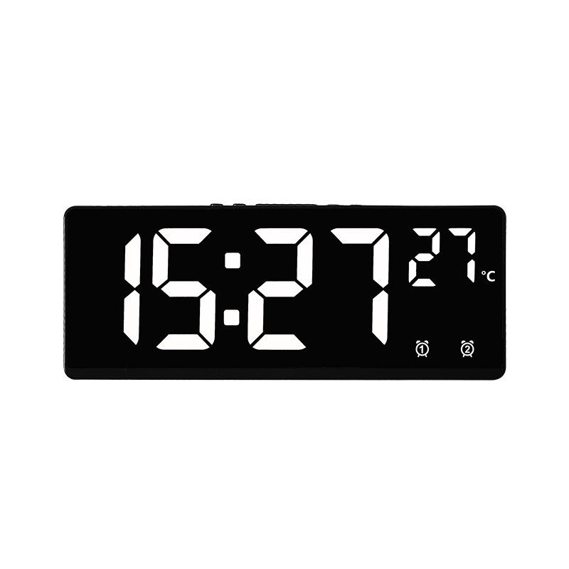 

Креативные многофункциональные электронные часы с большим экраном и несколькими будильниками - Идеально подходят для студентов и прикроватного использования