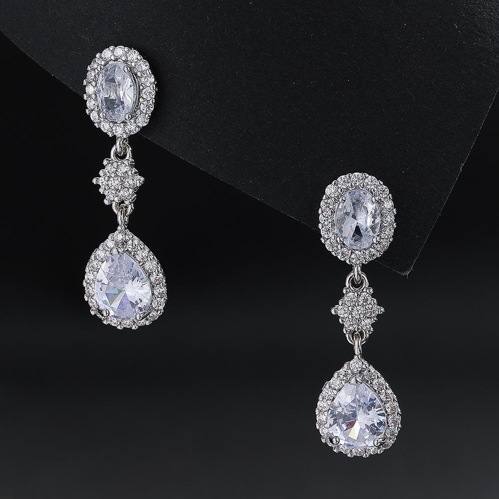 New Style Personalized Earrings Korean Fashion Versatile Water Drop Earrings for Women