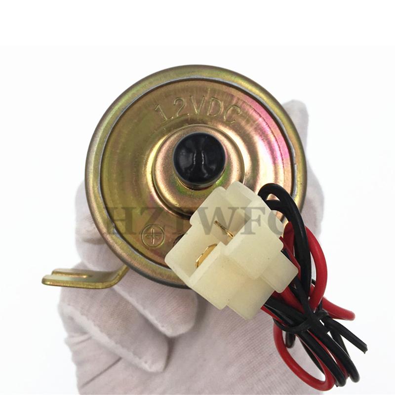 12V Elektrikli Yakıt Pompası Düşük Basınç Cıvata Sabitleme Kablo Evrensel Dizel Benzinli HEP-02A Araba Karbüratör Motosiklet ATV İçin