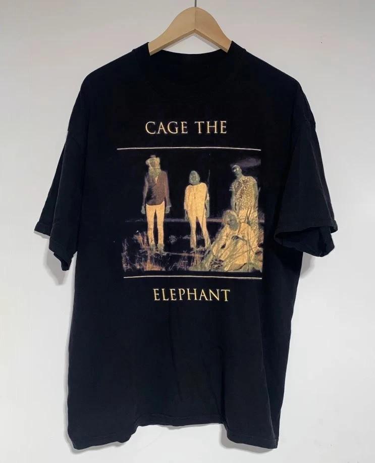 

Cage the Elephant Band On Tour Short Sleeve Shirt S to 5XL CK074 Unisex T-Shirt XL