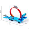 Flex Tracks Boys Race Track Assembly Easy to Assemble Multifunctional Interactive Toy for Ages