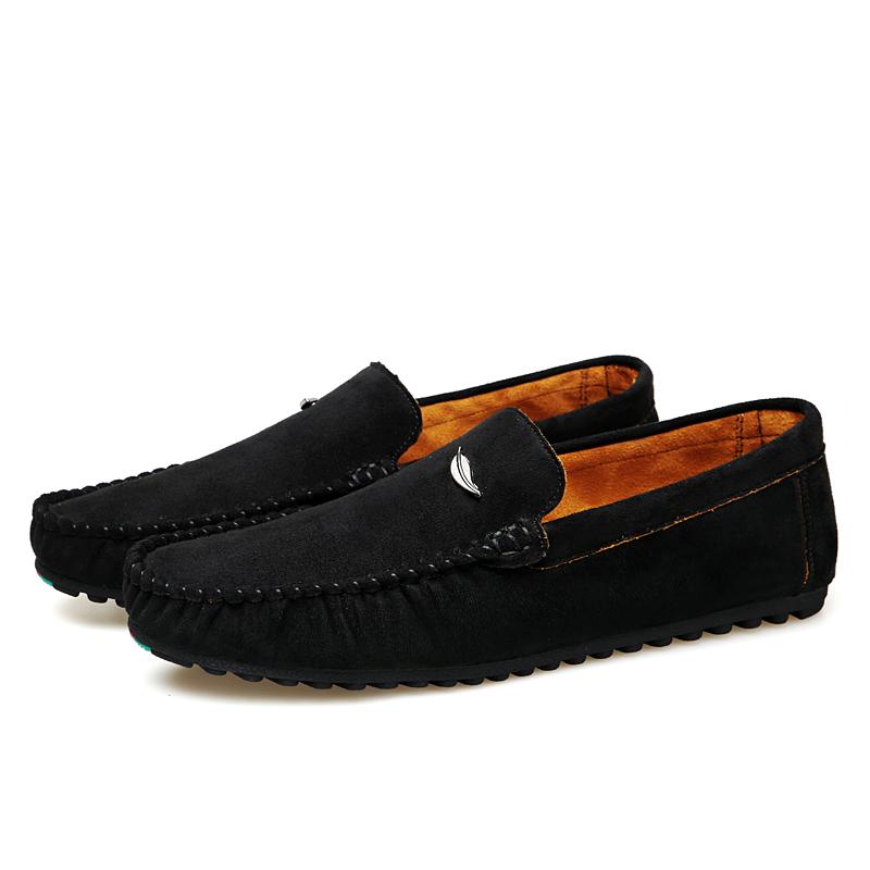 Fashion Lightweight Breathable Dress Shoes Casual Leather Men's Loafers Mens Walking Shoes Soft Sole Slip-on Business Shoes Moccasins