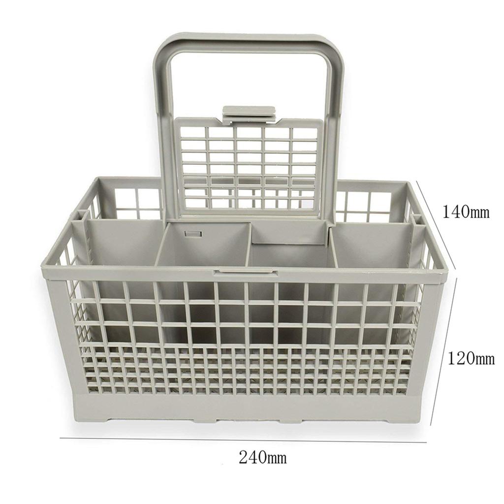 Universal Dishwasher Basket Cutlery Dinnerware Dishwasher Basket with 8 compartments Replacement Kitchen Accessories