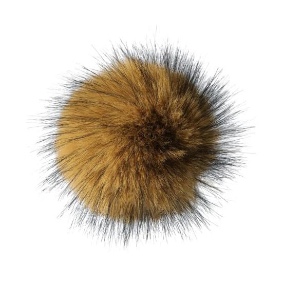 Furry Ball Cat Toy Soft Faux Rabbit Fur Ball Cat Enrichment Toy Washable 1pc