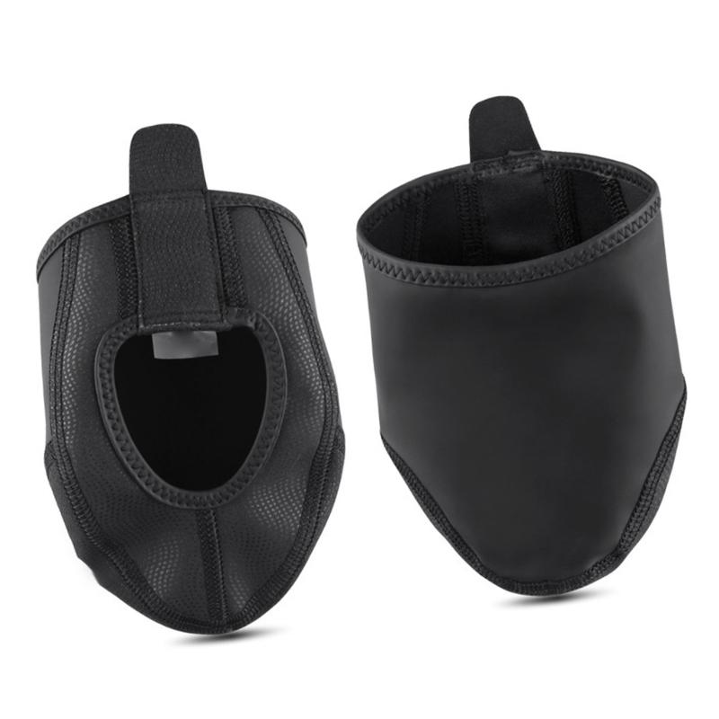 Thermal Insulated Cycling Shoe Covers Half Toe Design Windproof Anti Slip Design Suitable For Winter Bicycles Riding 2pc
