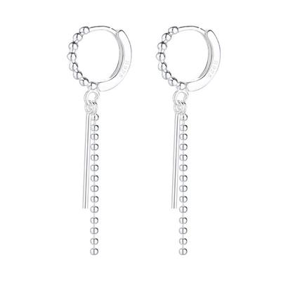 Pendientes con borlas creativos vintage con dijes para mujer y niña, joyería hecha a mano geométrica simple a la moda, regalos