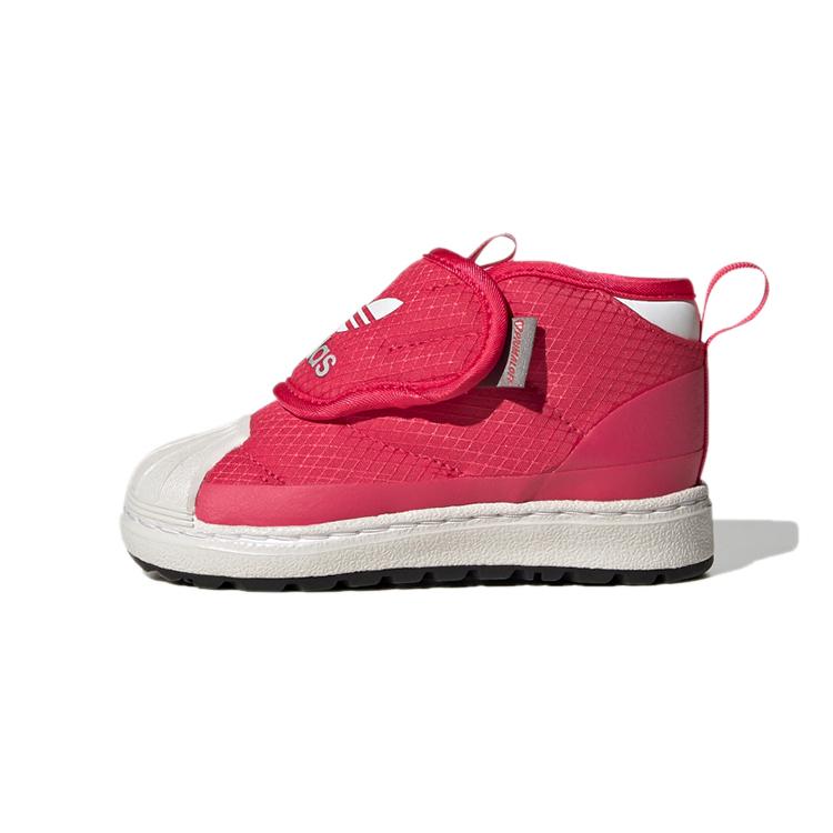Adidas Originals SUPERSTAR 360 Comfortable Thermal Mid top Toddler Shoes Pink White Infant And Toddler FV7270 22
